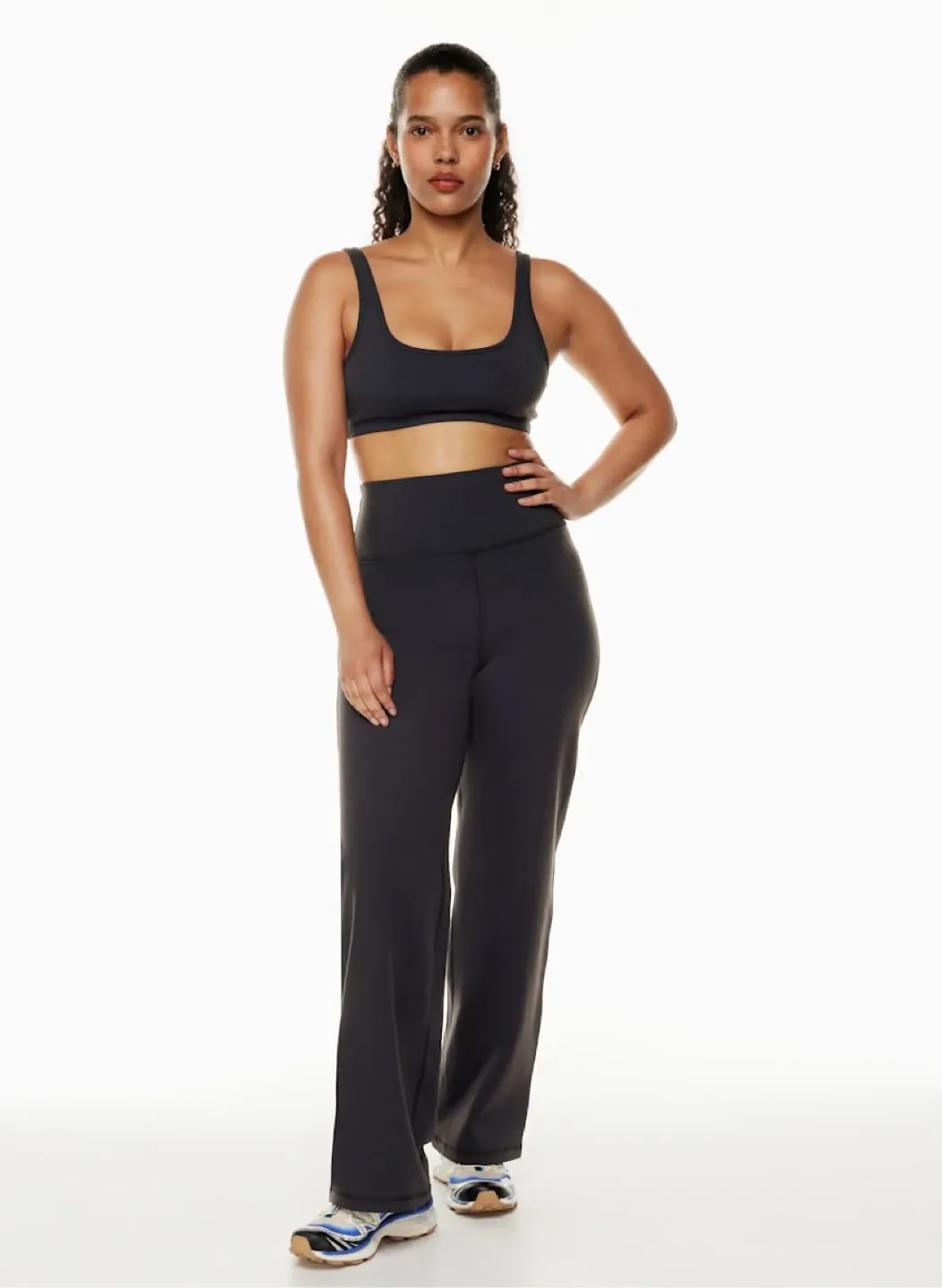 Aritzia TnaLIFE™ Atmosphere Wide Hi-Rise Legging | Deep Taupe thumbnail