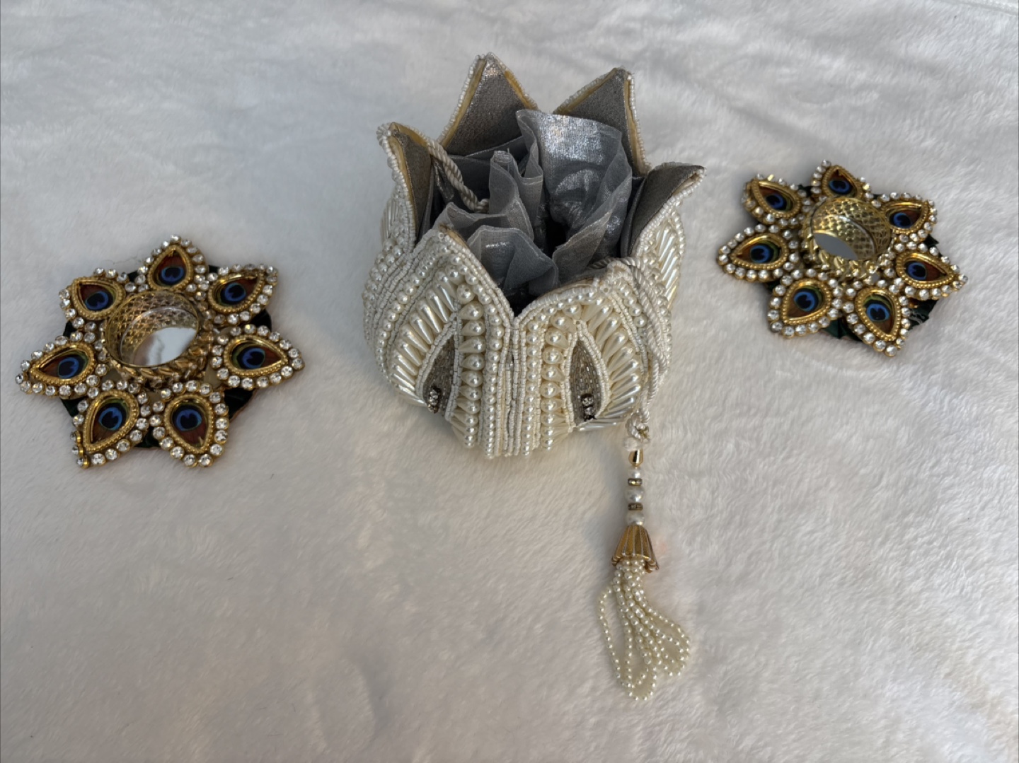 Beaded Pearl Purse