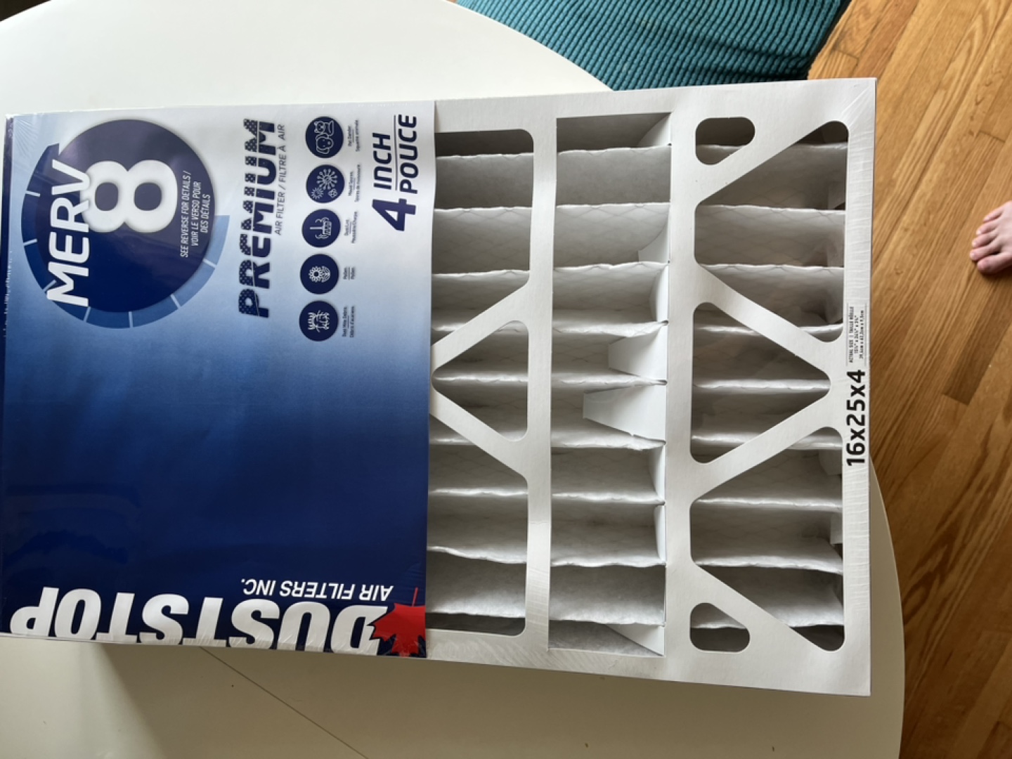Duststop Merv 8 Premium 4-Inch Air Filter
