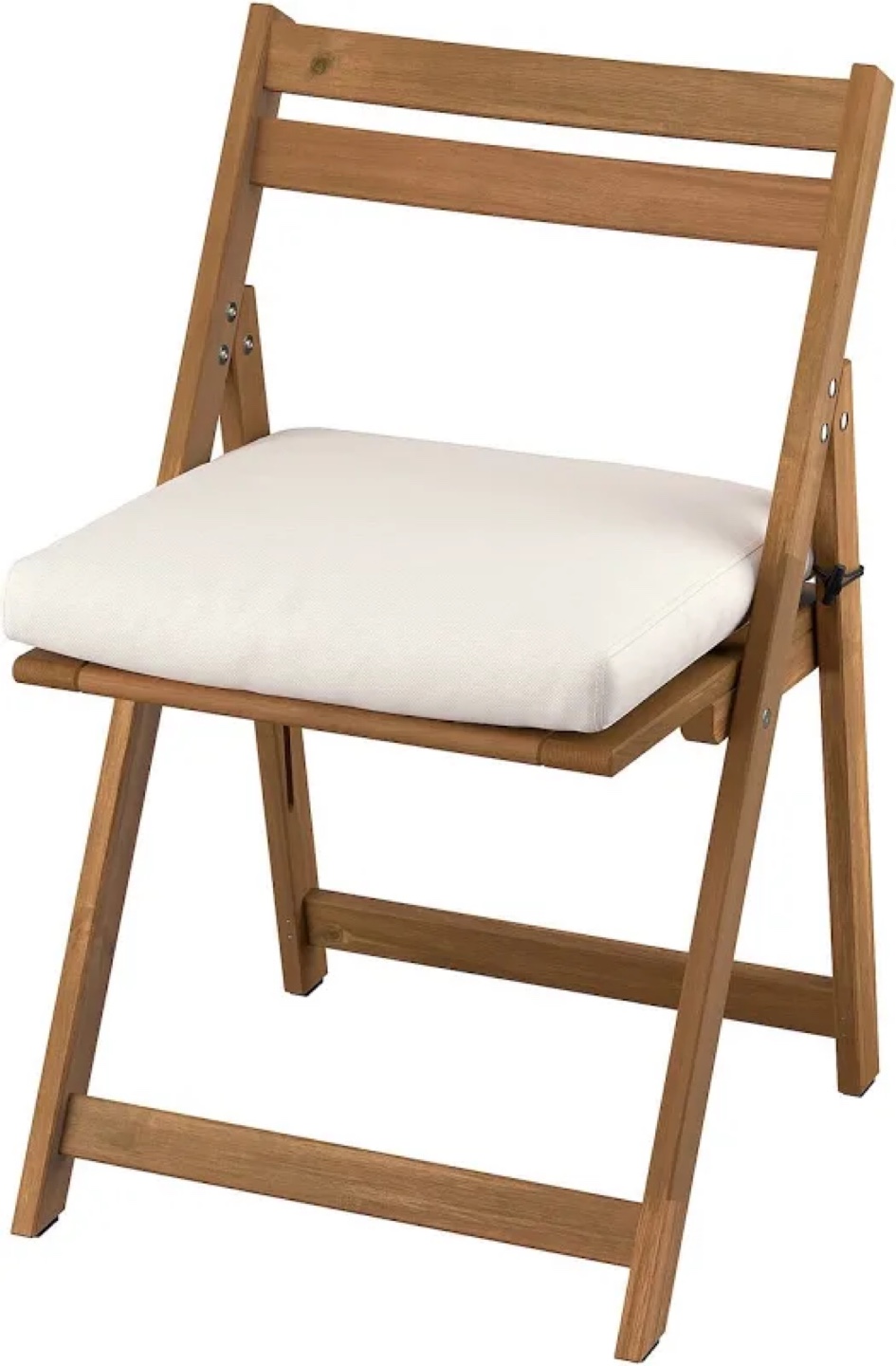 Balcony / patio ikea foldable chairs with chair pads for sale
