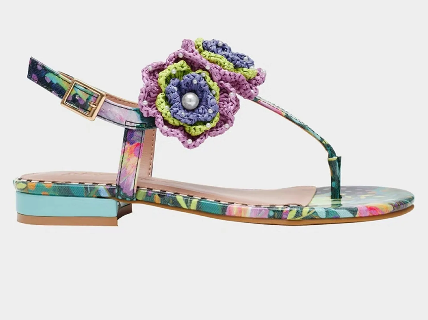 Betsey Johnson Cindii Bright Multi Sandals image indicator(2)