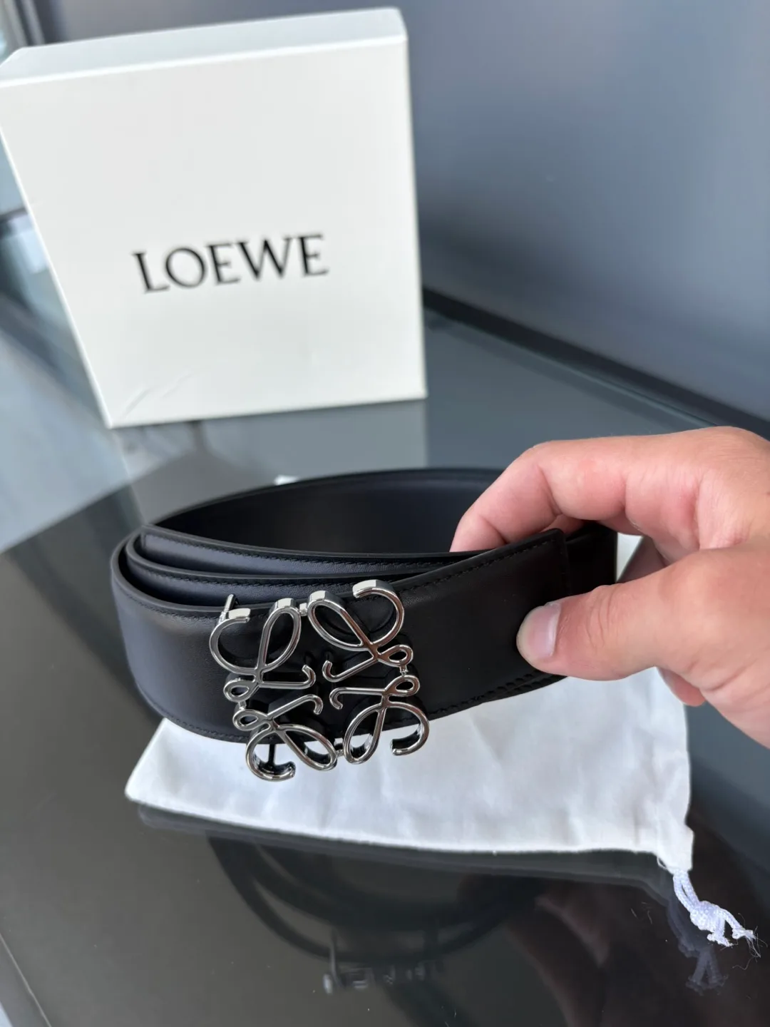 Loewe Anagram Belt, Size 105 image indicator(2)