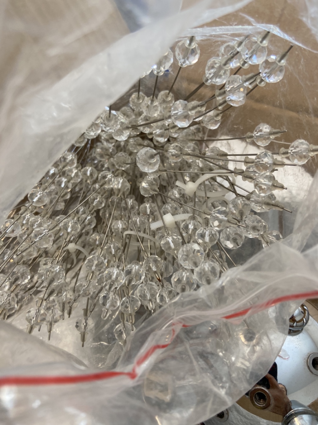 Modern Chrome Sputnik Chandelier