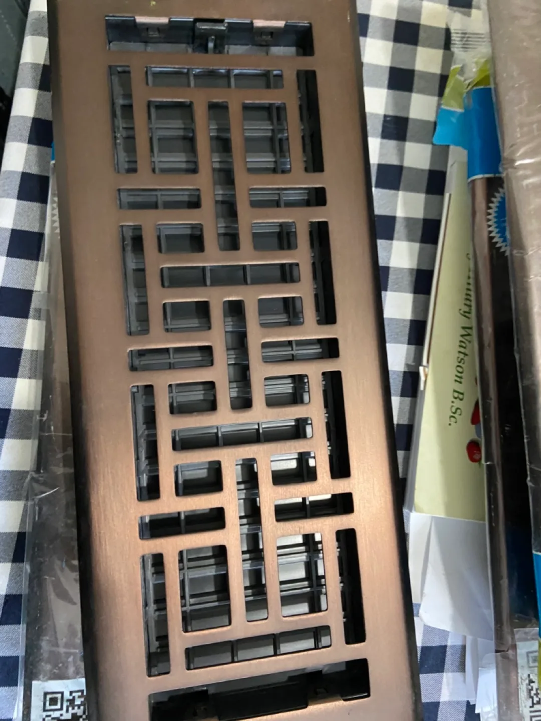 Deco Floor Vent 4"x10" Bronze thumbnail