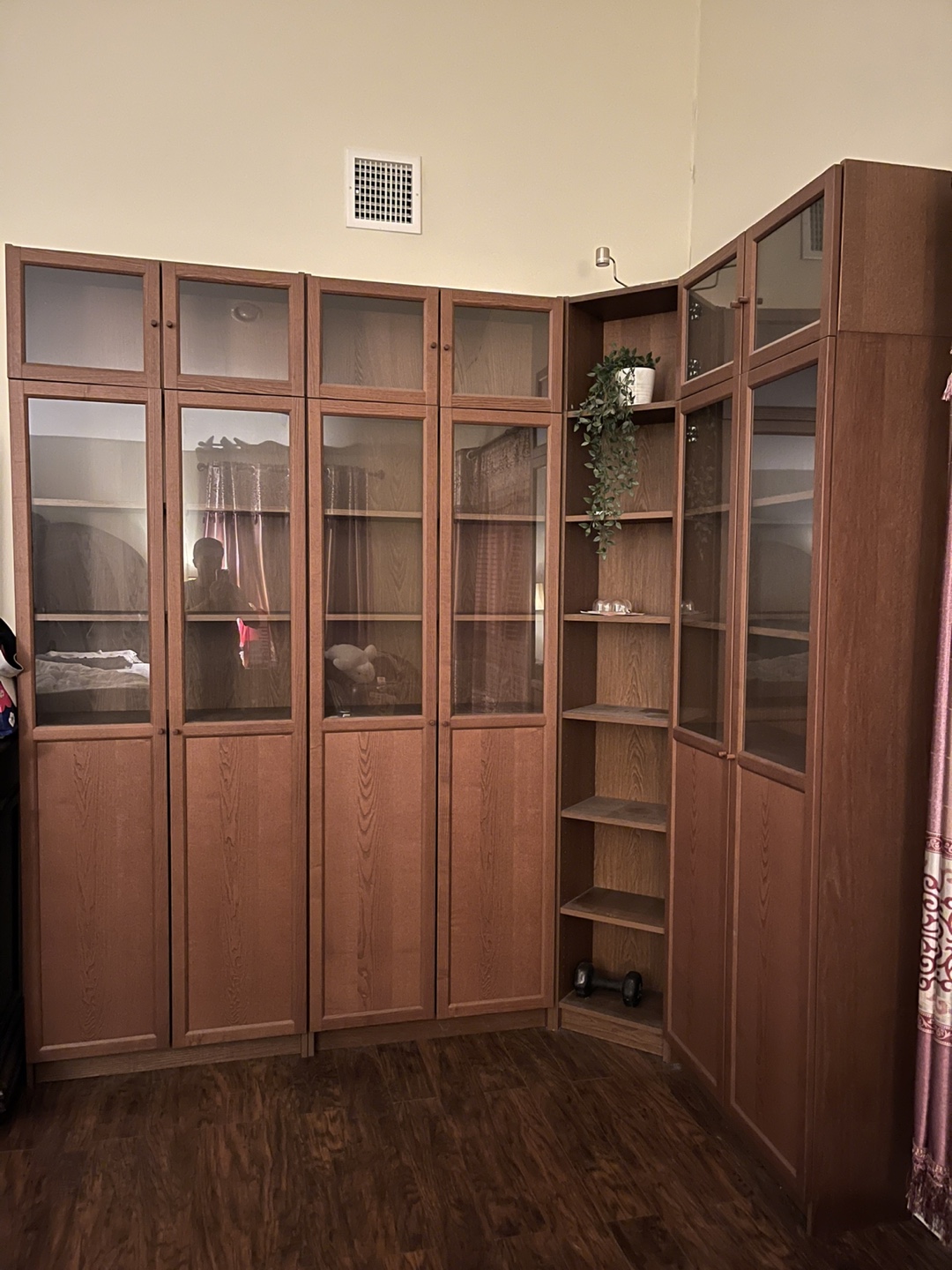 IKEA Billy Bookcase with Glass Doors