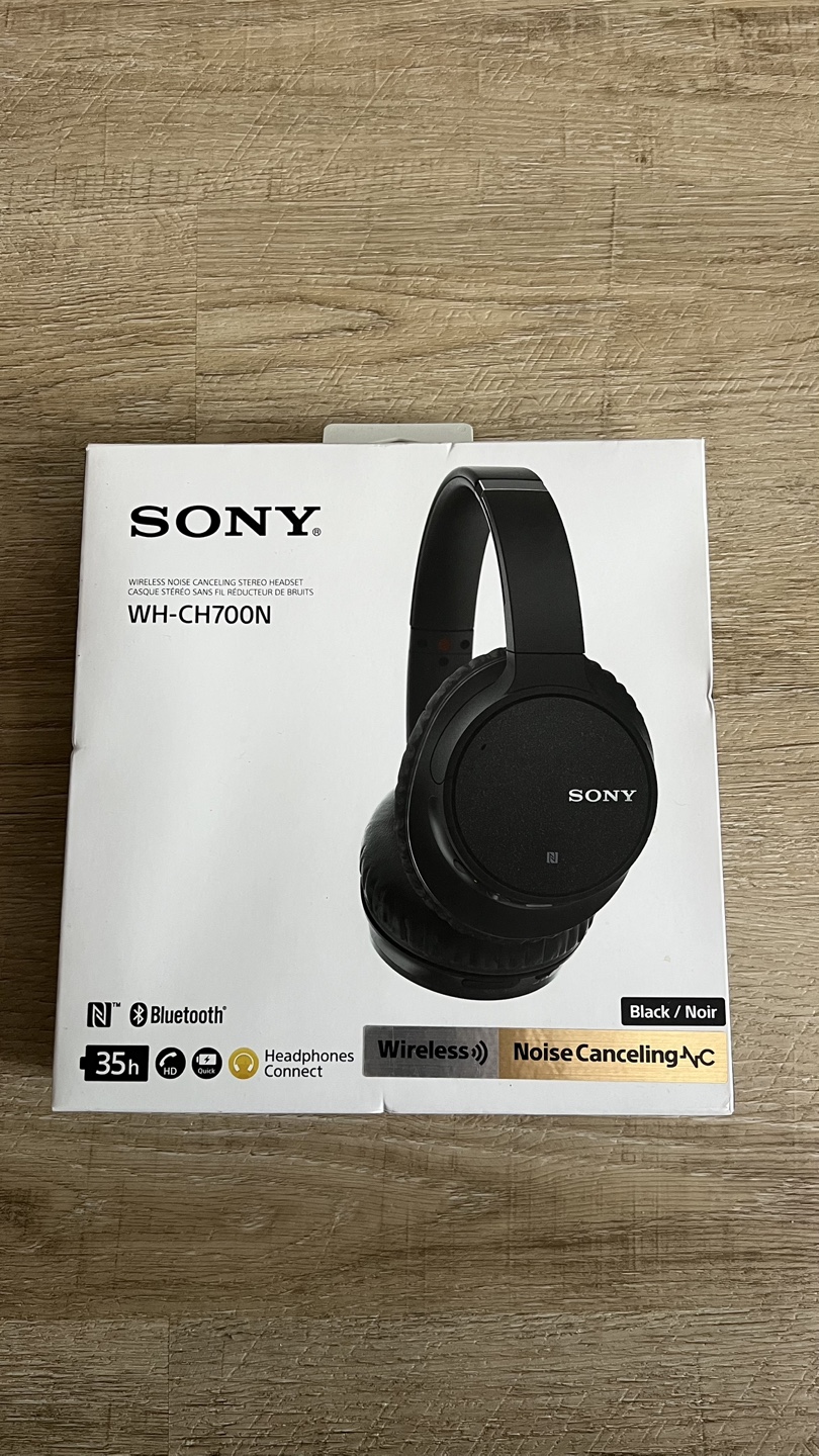 Sony WH-CH700N Wireless Noise Cancelling Headphones - Black