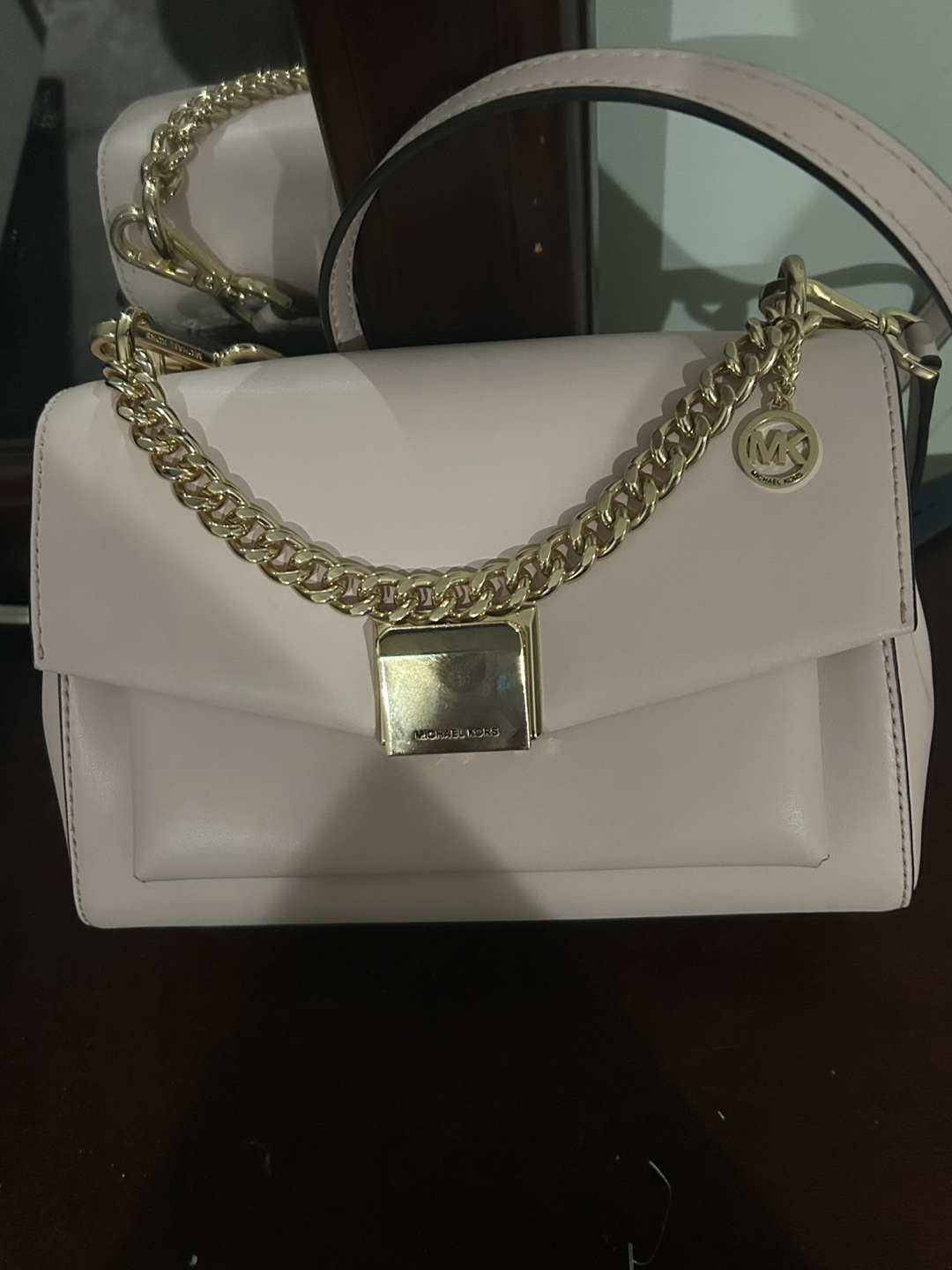 Michael Kors Pink Leather Crossbody Bag (NEVER USED) - photo 5