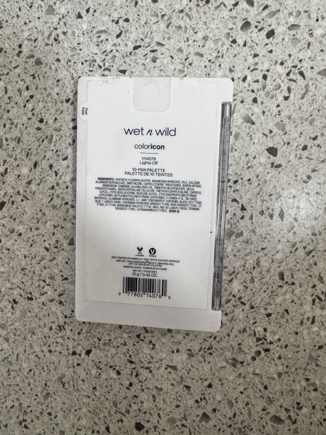 Wet n Wild Color Icon 10-Pan Palette - Lights Off - photo 2