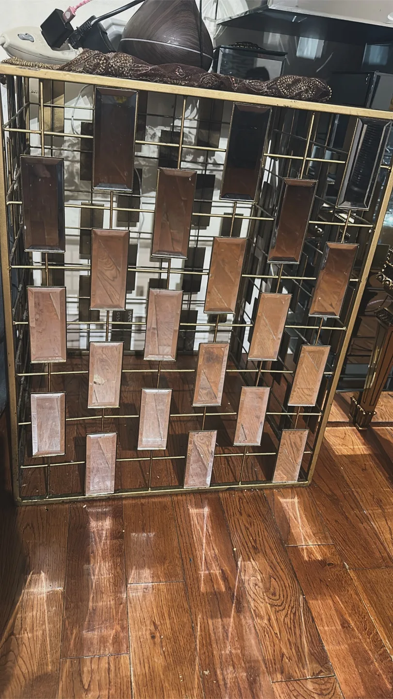 Accent Table with Geometric Design image indicator(3)