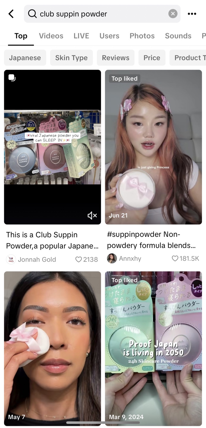Club Suppin Setting Powder