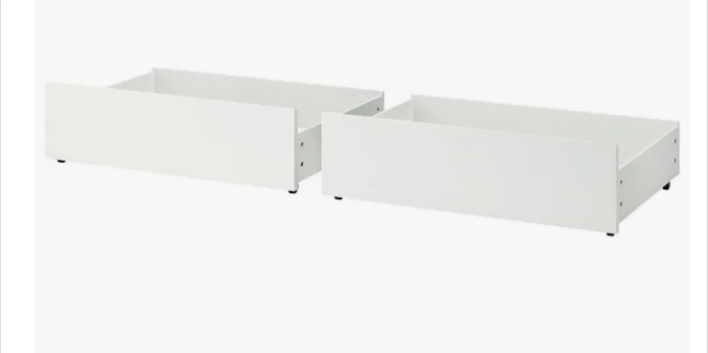 IKEA Bed Storage Boxes - White