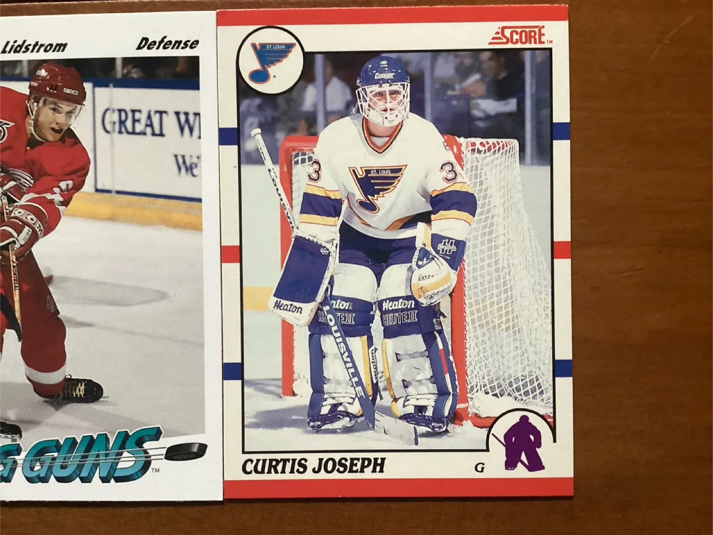Felix Potvin #458, Niklas Lidstrom #587 & Curtis Joseph #151 image indicator(4)