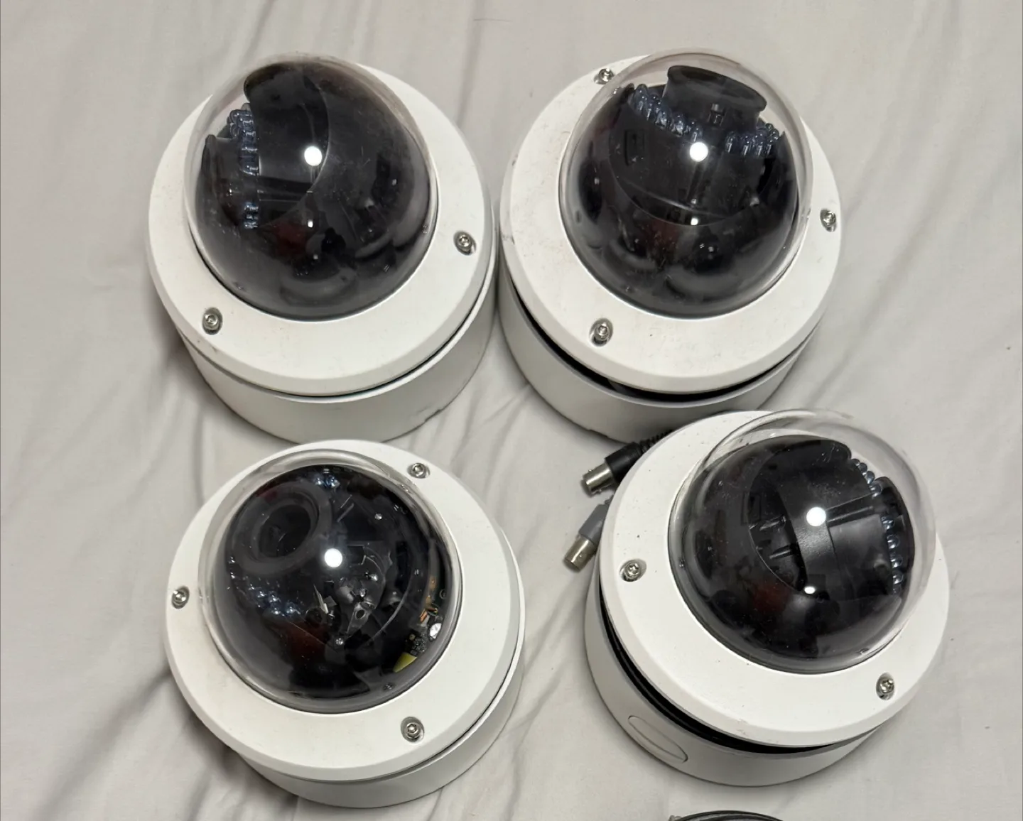 Security Dome Cameras - White & Black image indicator(2)