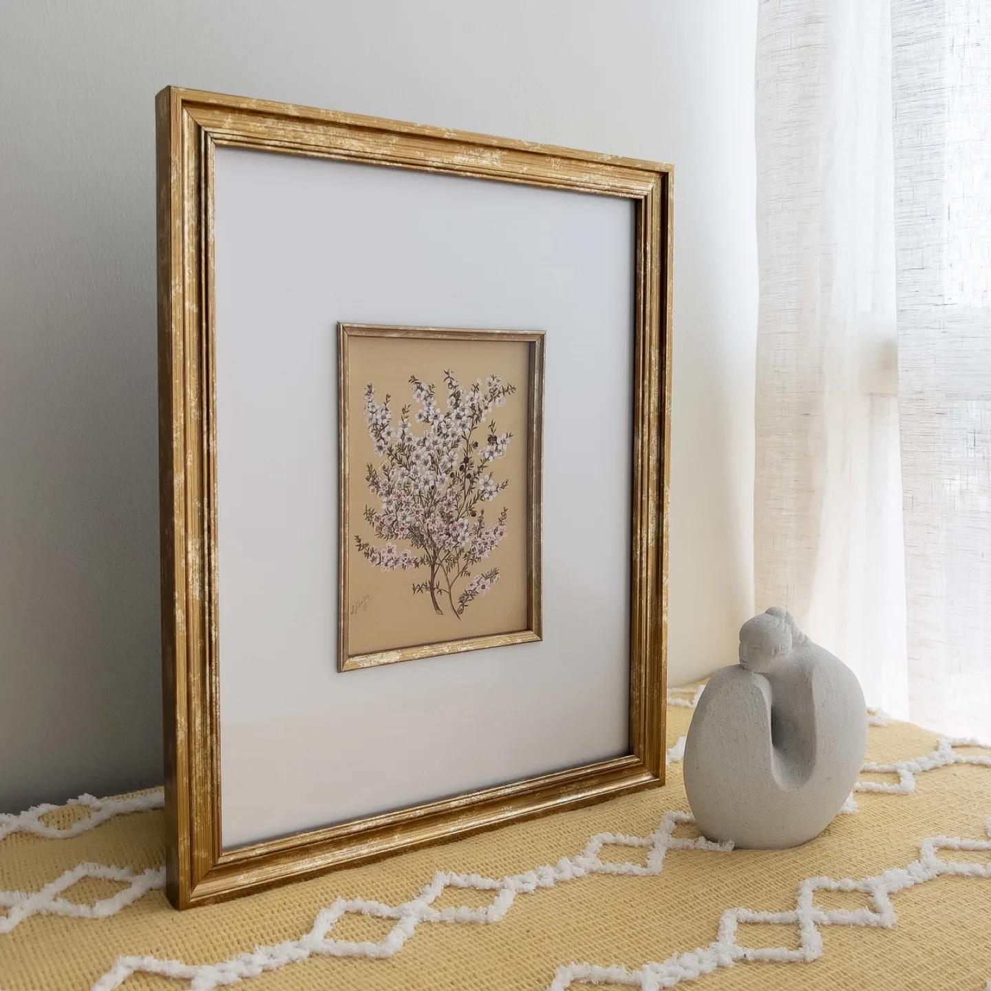 Manuka Flower Framed Vintage Art Print image indicator(6)