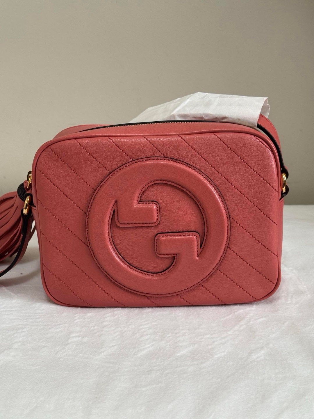 Gucci Blondie SoHo Camera Tassel Bag New - photo 3