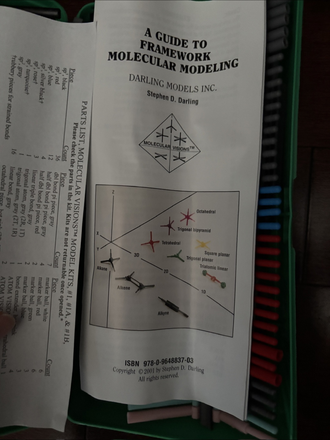 Molecular Visions Flexible Molecular Model Kit - photo 2