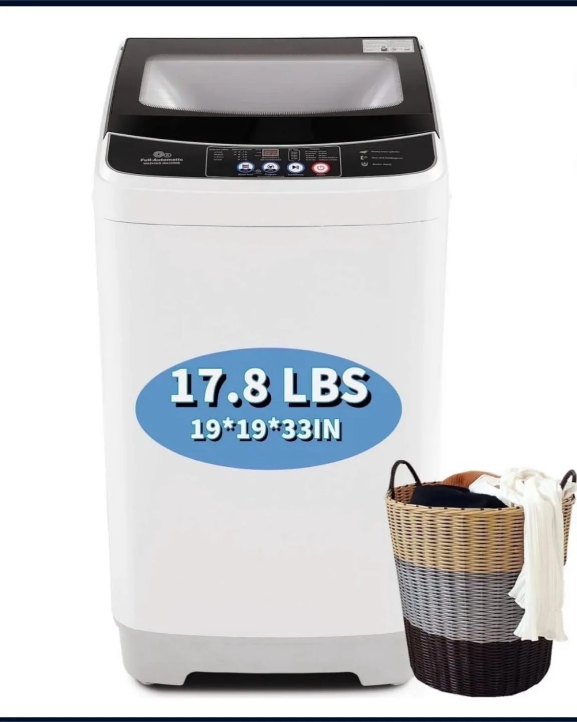Full-Automatic Washing Machine 17.8 LBS thumbnail