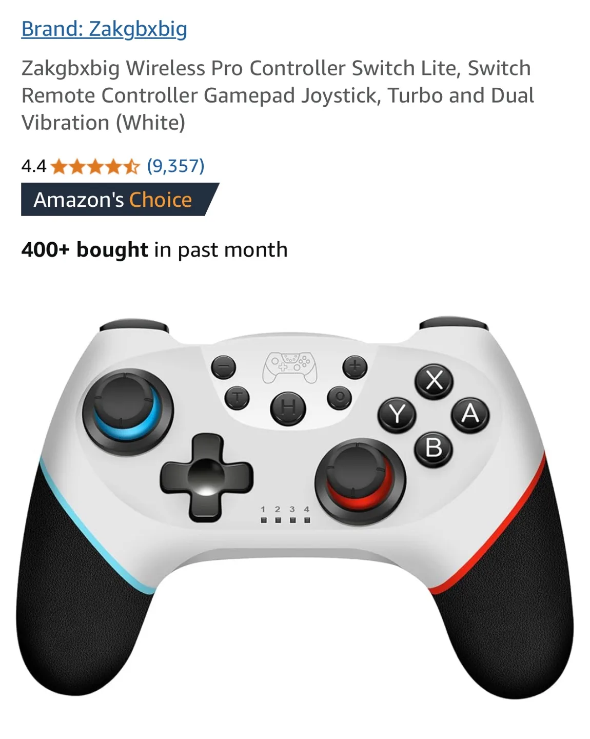 Nintendo Switch Wireless Controller - Like New! thumbnail