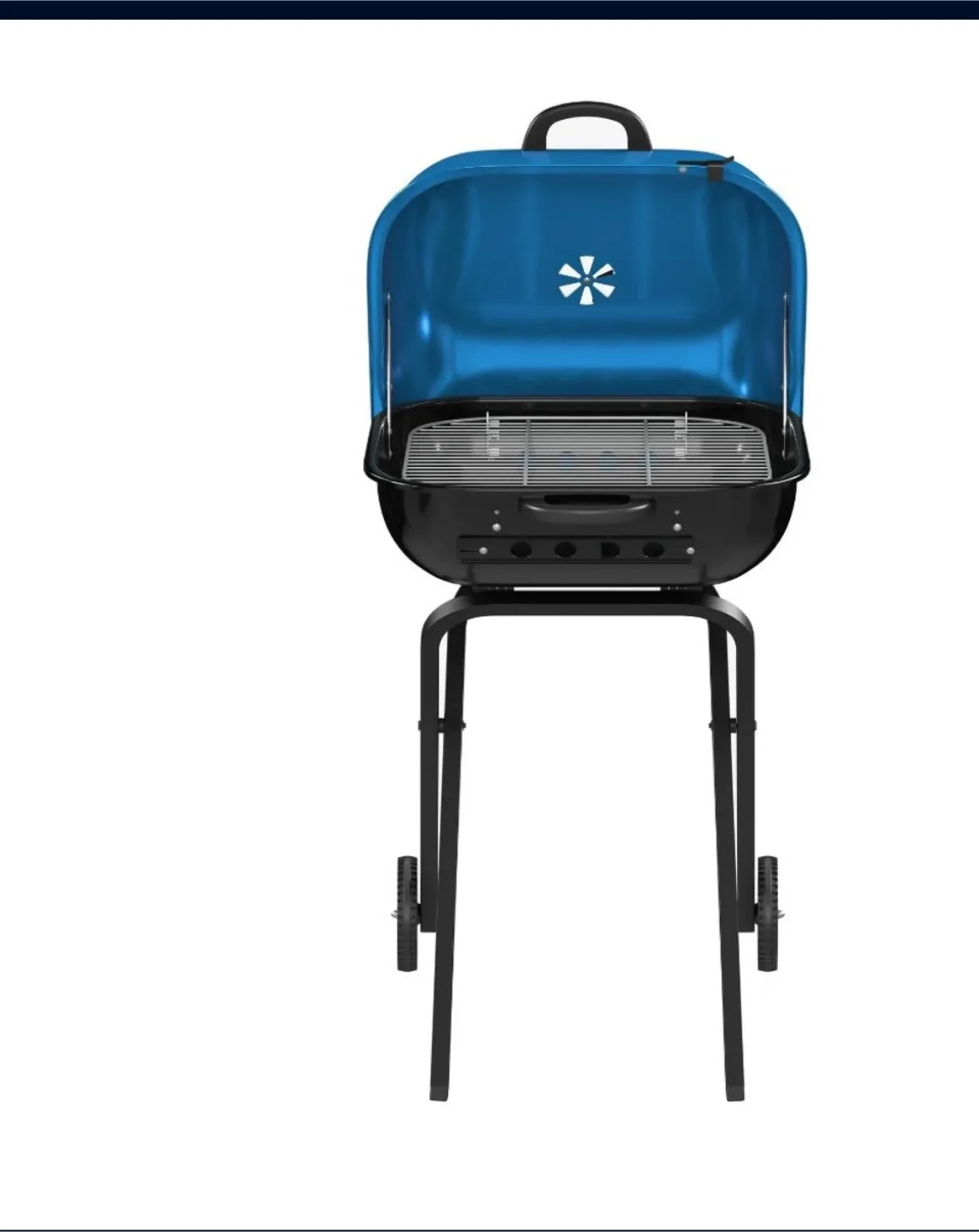 Expert Grill Portable Charcoal Grill - Blue image indicator(2)