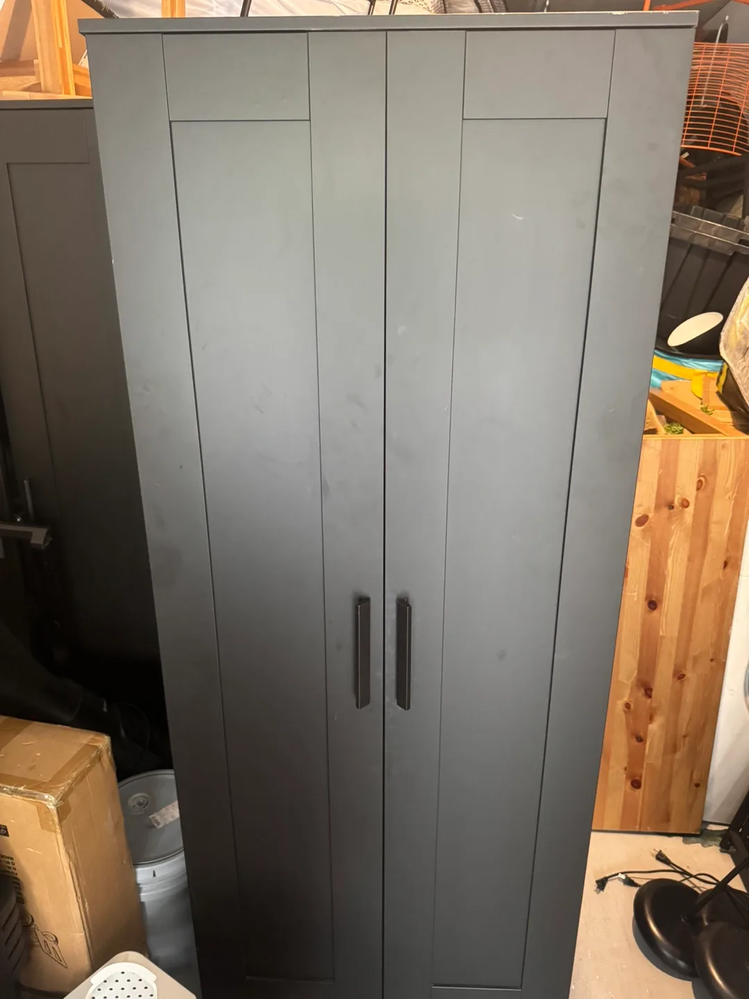 IKEA Brimnes Wardrobe - Black thumbnail