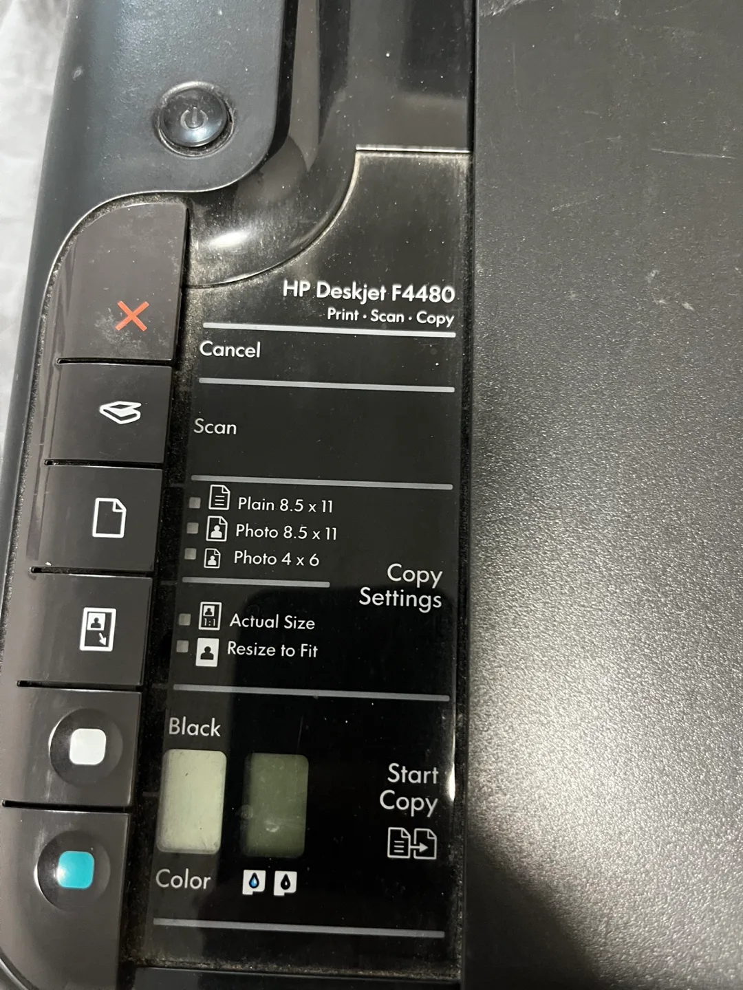 HP Deskjet F4480 Printer - Print, Scan, Copy image indicator(2)