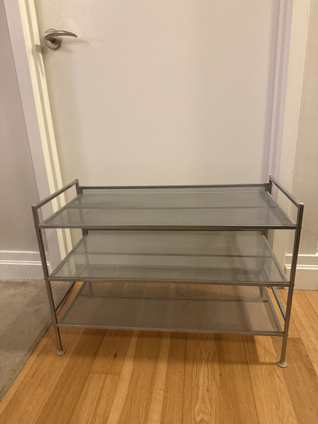 Metal 3-Tier Shoe Rack - photo 2