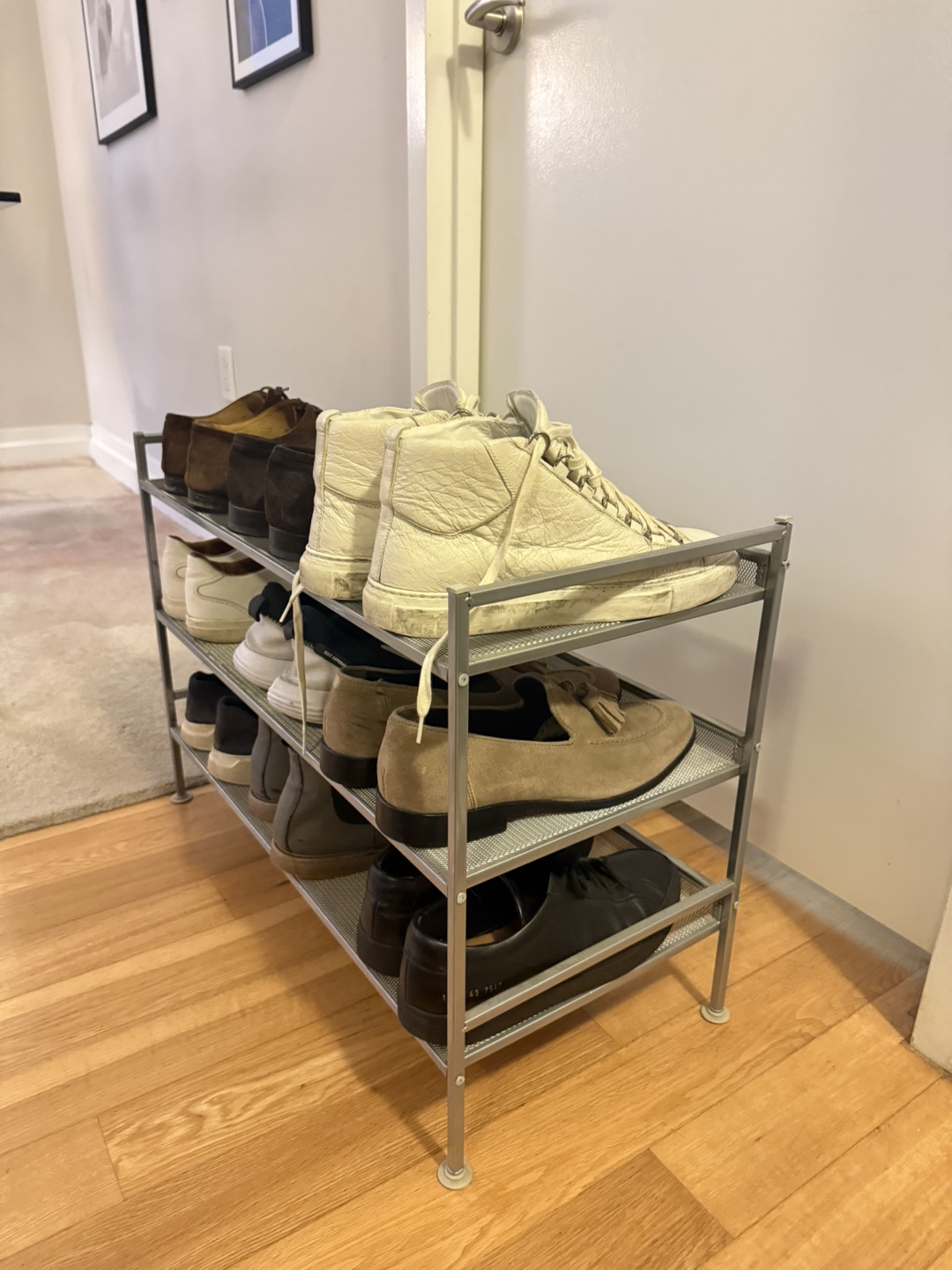 Metal 3-Tier Shoe Rack - photo 3