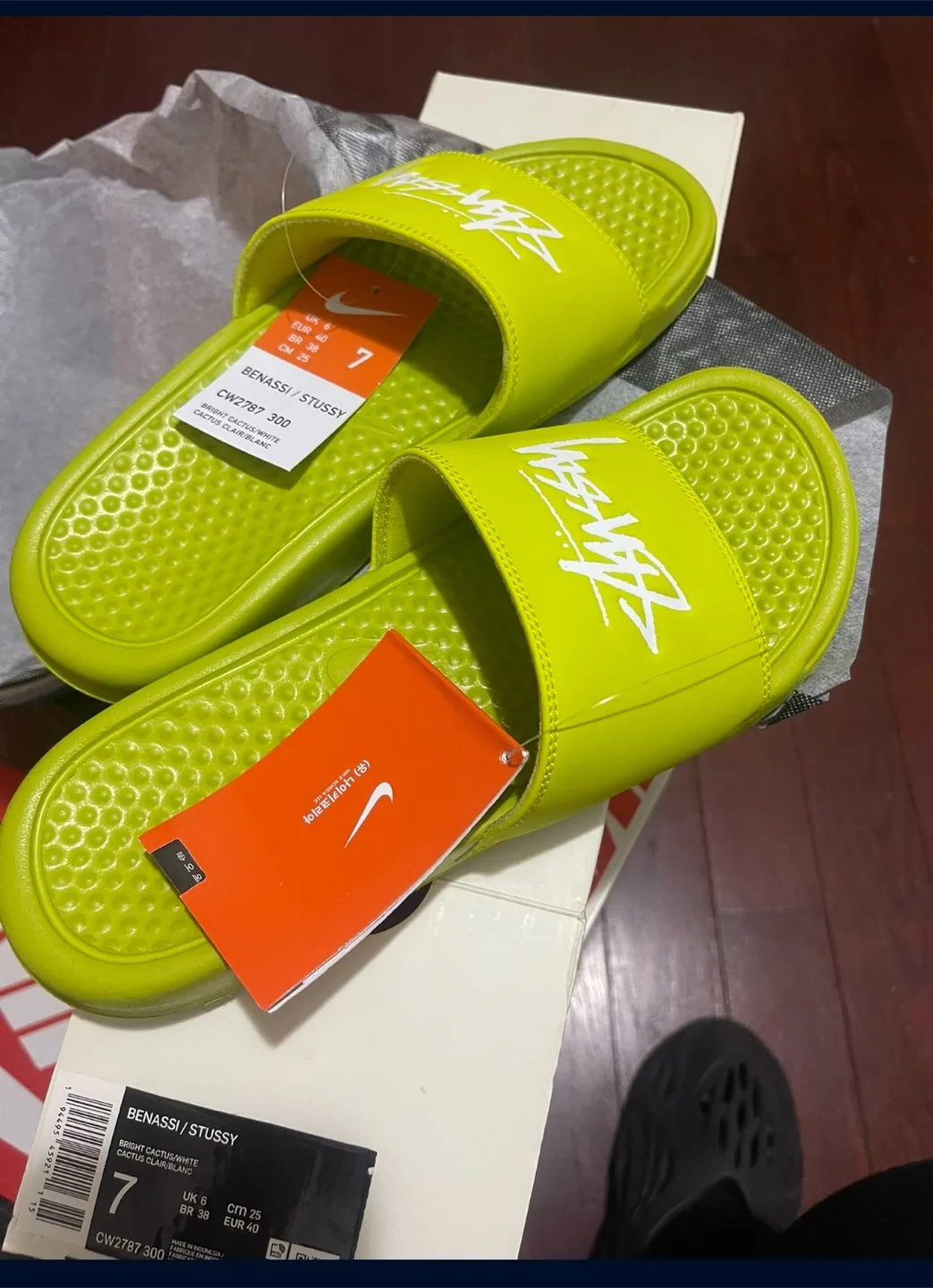 Nike x Stussy Benassi Slides thumbnail