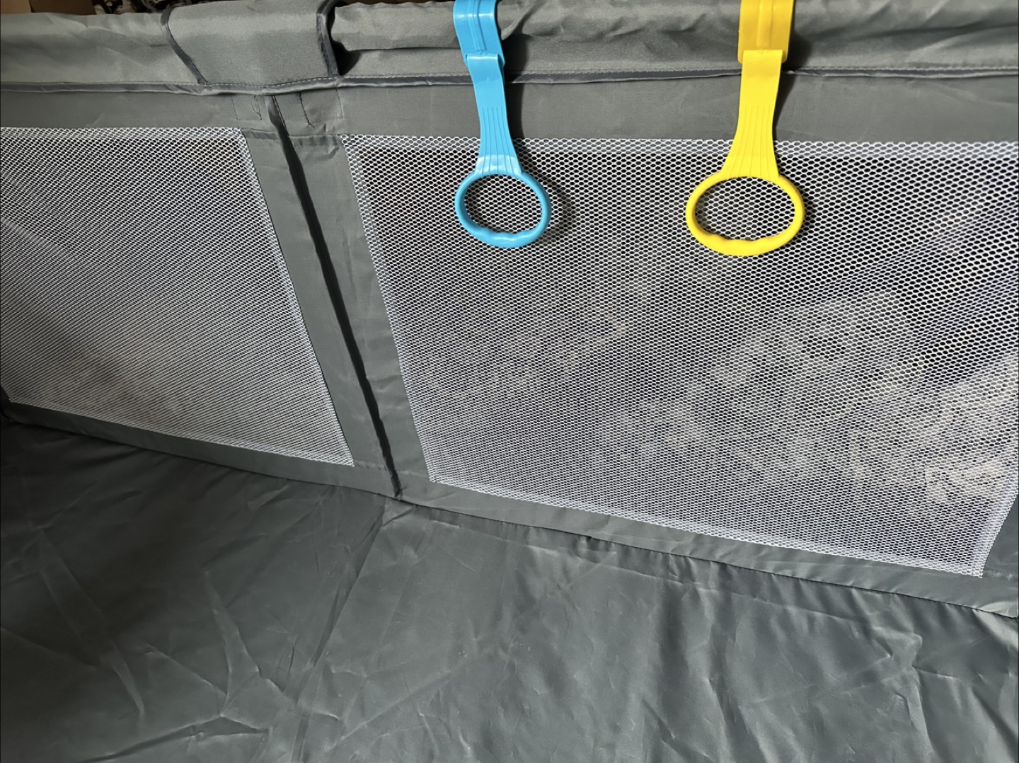 Grey Baby Playpen - Safe & Breathable - photo 2