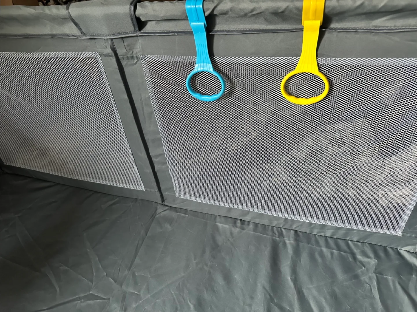 Grey Baby Playpen - Safe & Breathable image indicator(2)