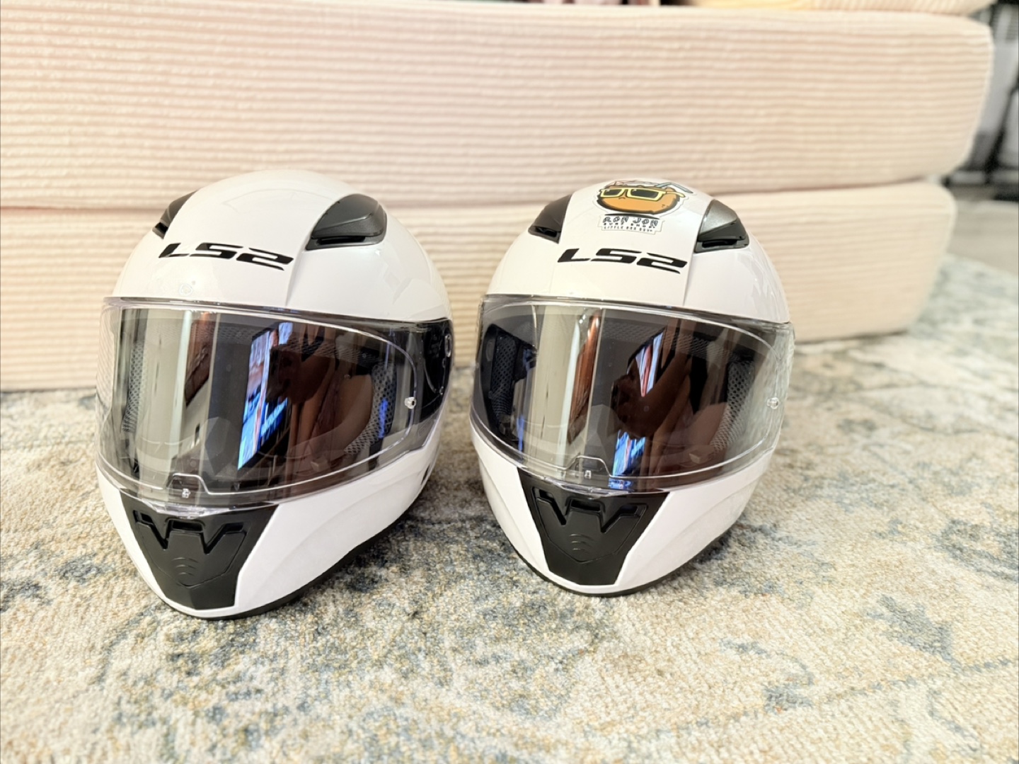 LS2 Rapid II White Motorcycle Helmet