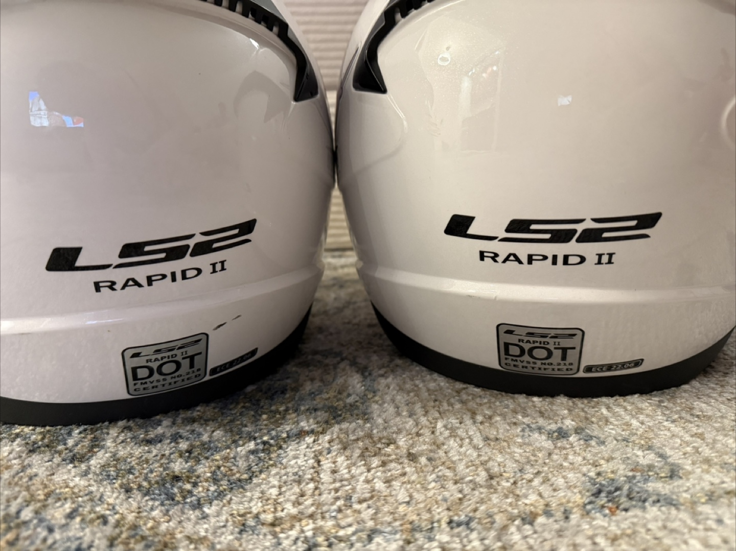 LS2 Rapid II White Motorcycle Helmet - photo 4