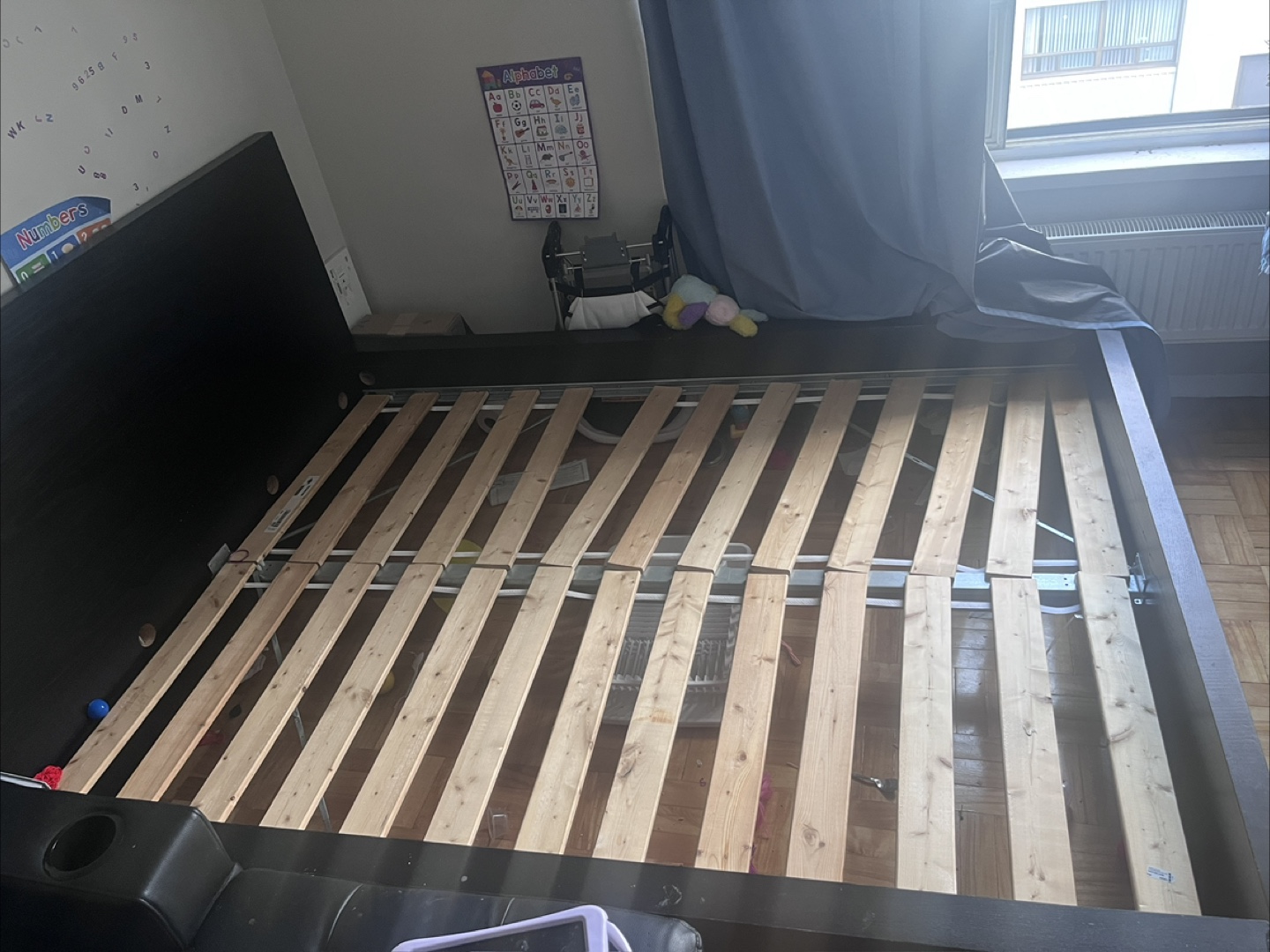 IKEA Malm Black-Brown Queen Bed Frame