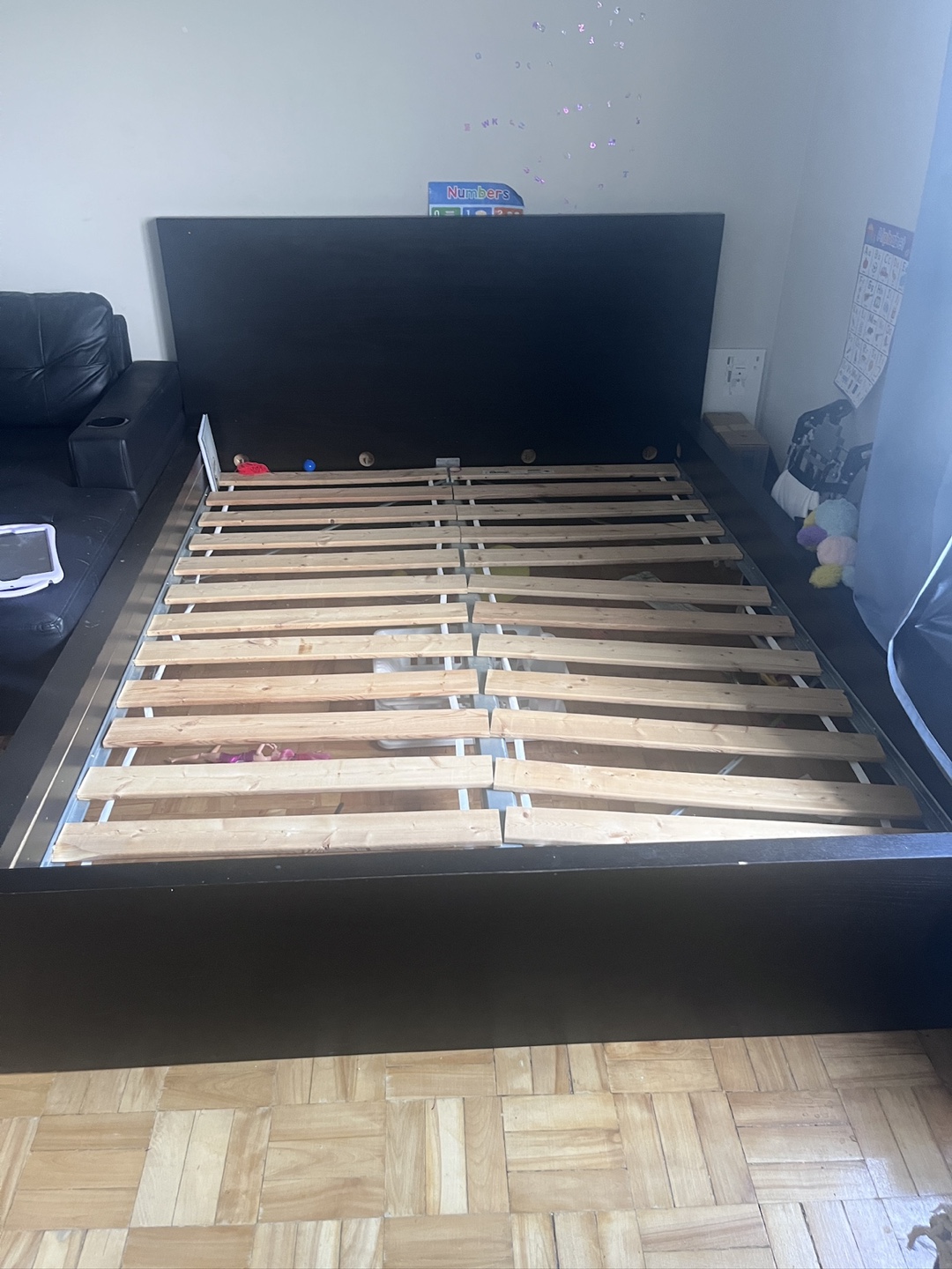IKEA Malm Black-Brown Queen Bed Frame - photo 2