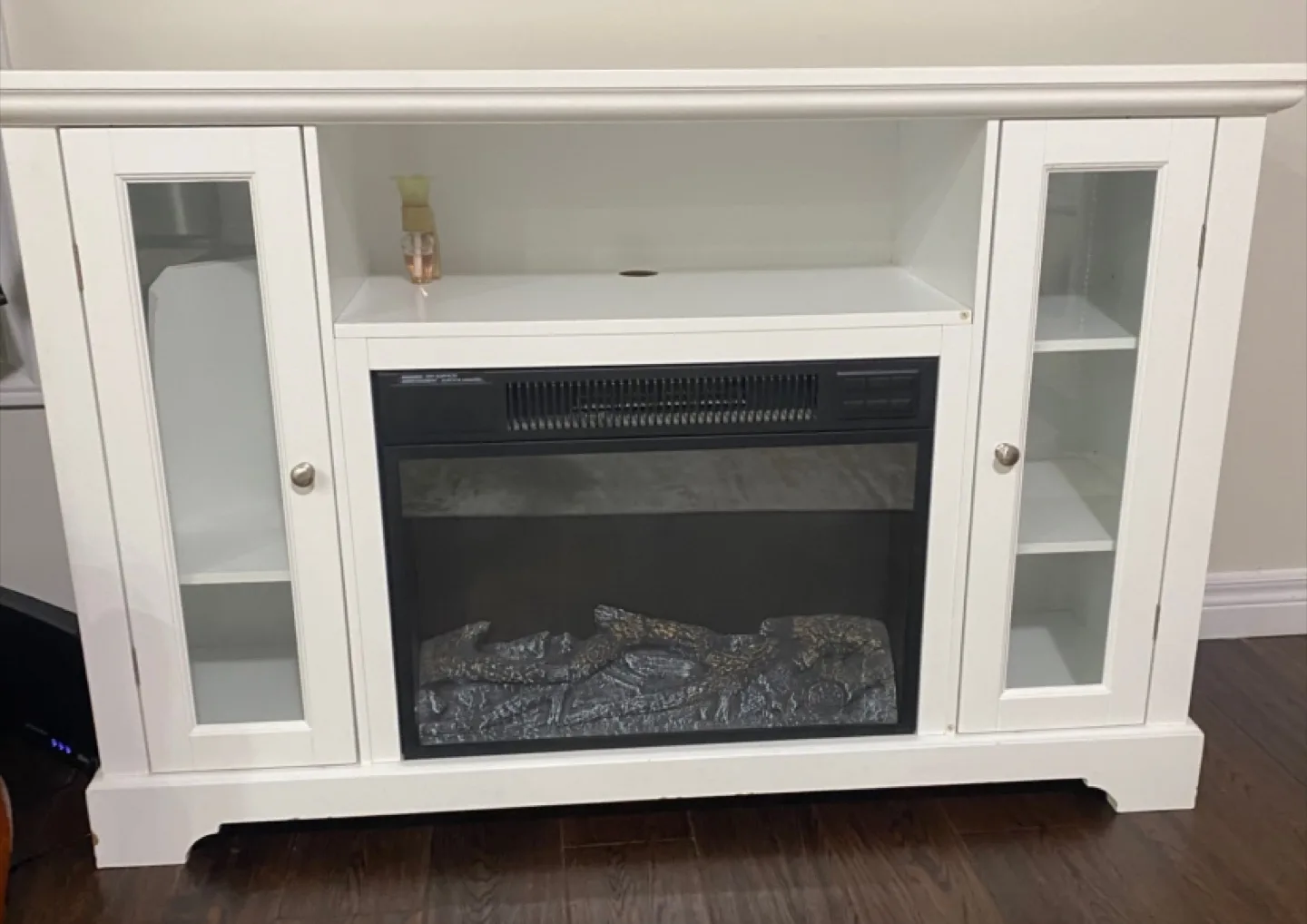 MasterFlame Electric Fireplace TV Stand thumbnail