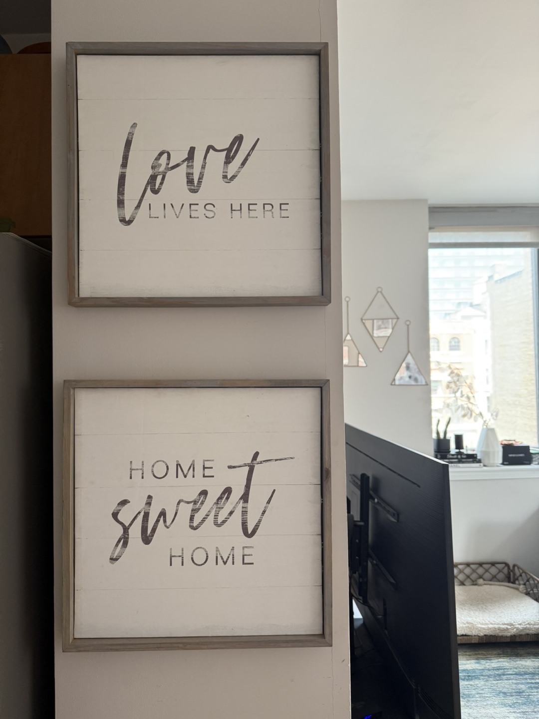 Home Decor Wall Art - Love Lives Here & Home Sweet Home