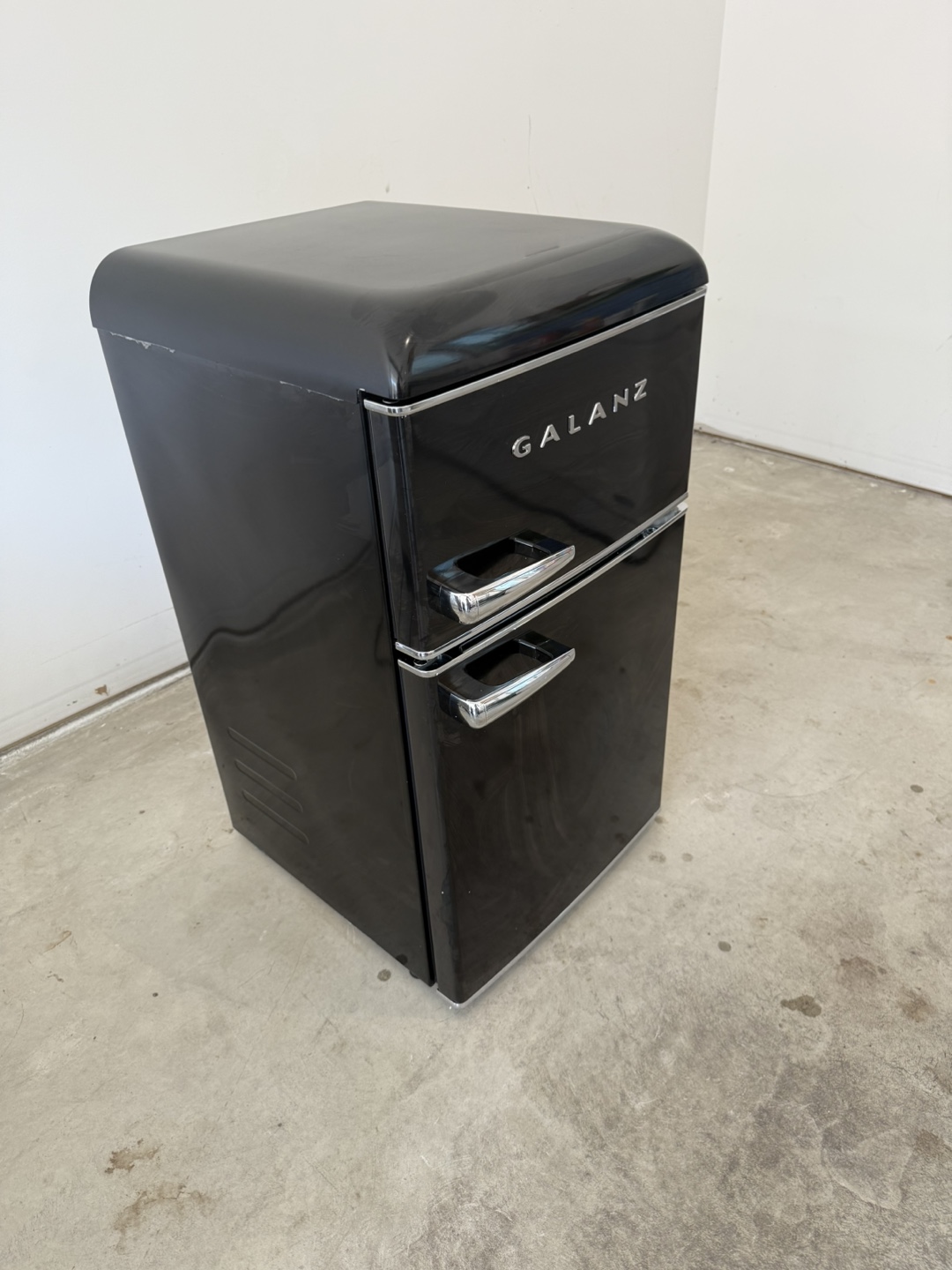 Galanz Two Door Mini Fridge - Black - photo 2
