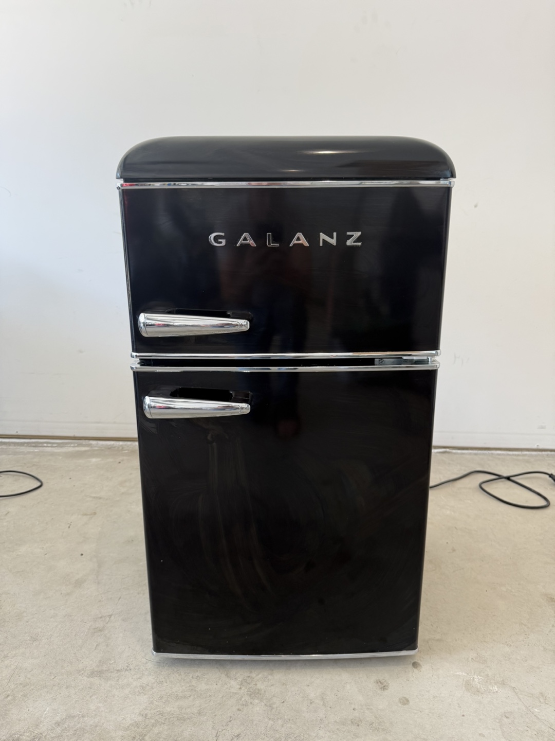 Galanz Two Door Mini Fridge - Black