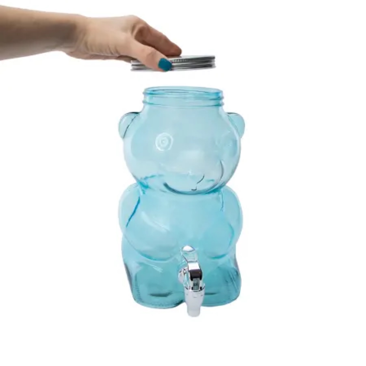 Glass Gummy Bear Drink Dispenser - photo 3