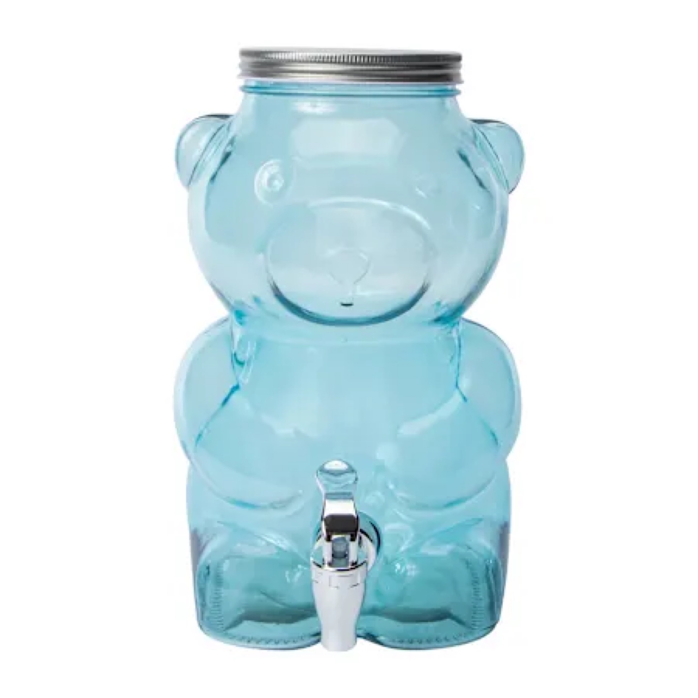 Glass Gummy Bear Drink Dispenser