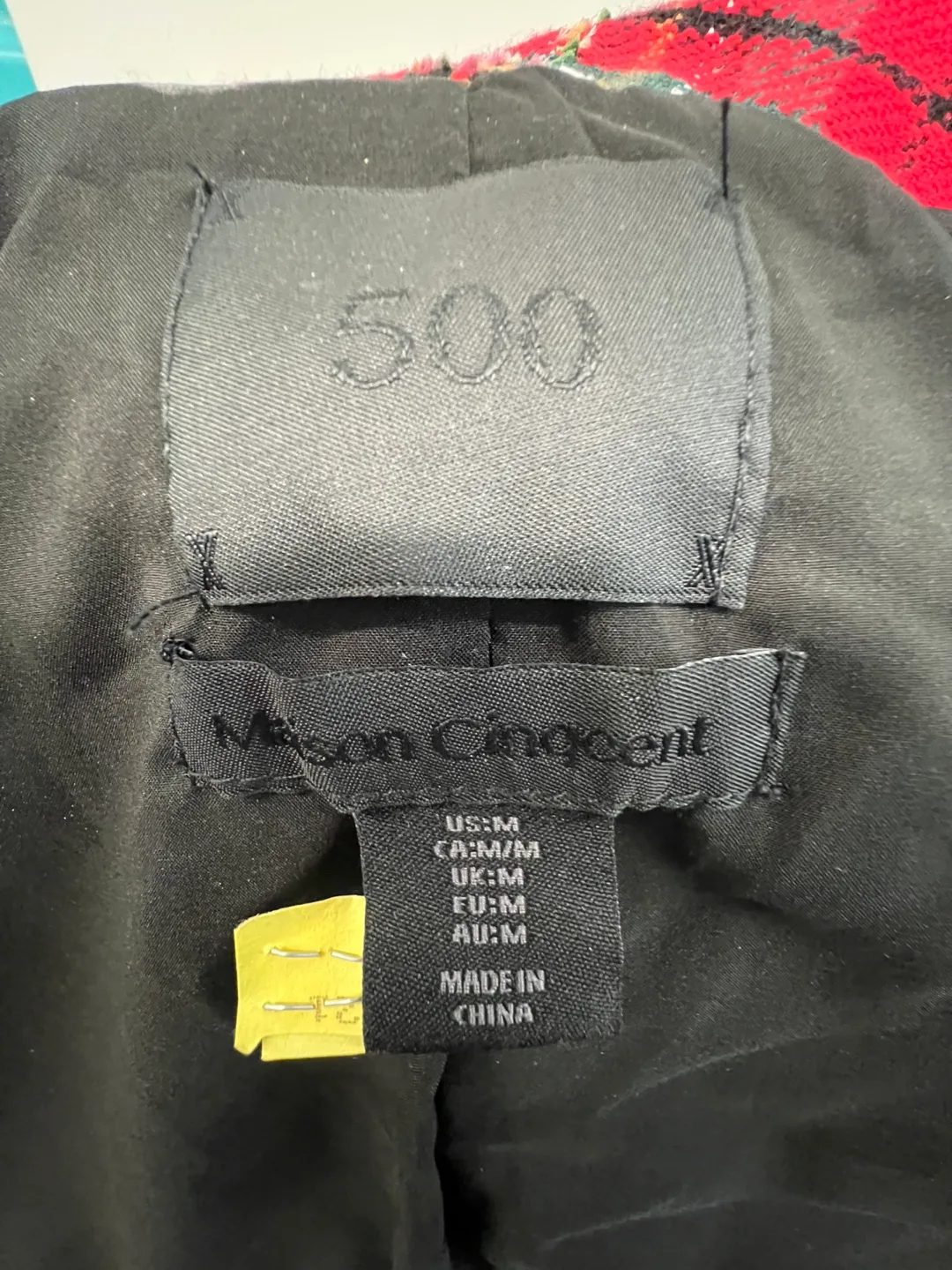 Maison Cinqcent Plaid Blazer - Size M image indicator(4)