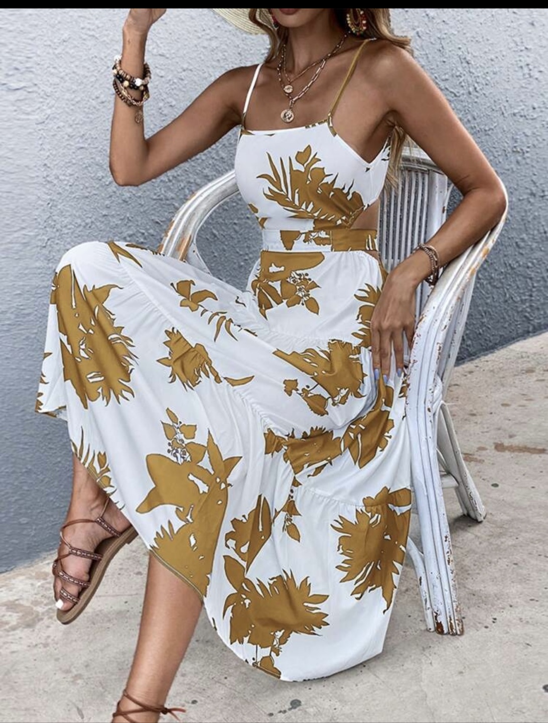 Floral Print Two-Piece Dress - photo 3