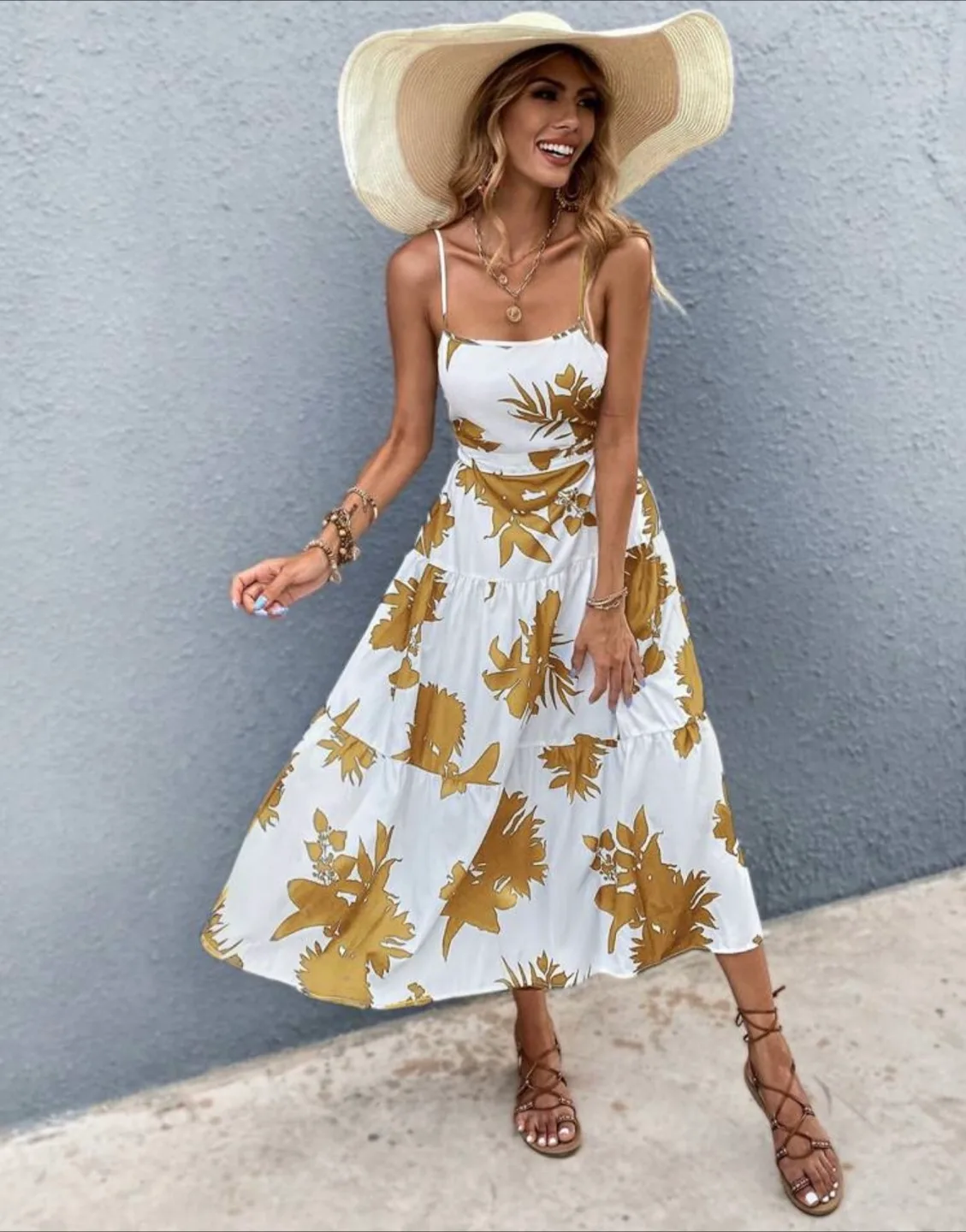 Floral Print Two-Piece Dress thumbnail