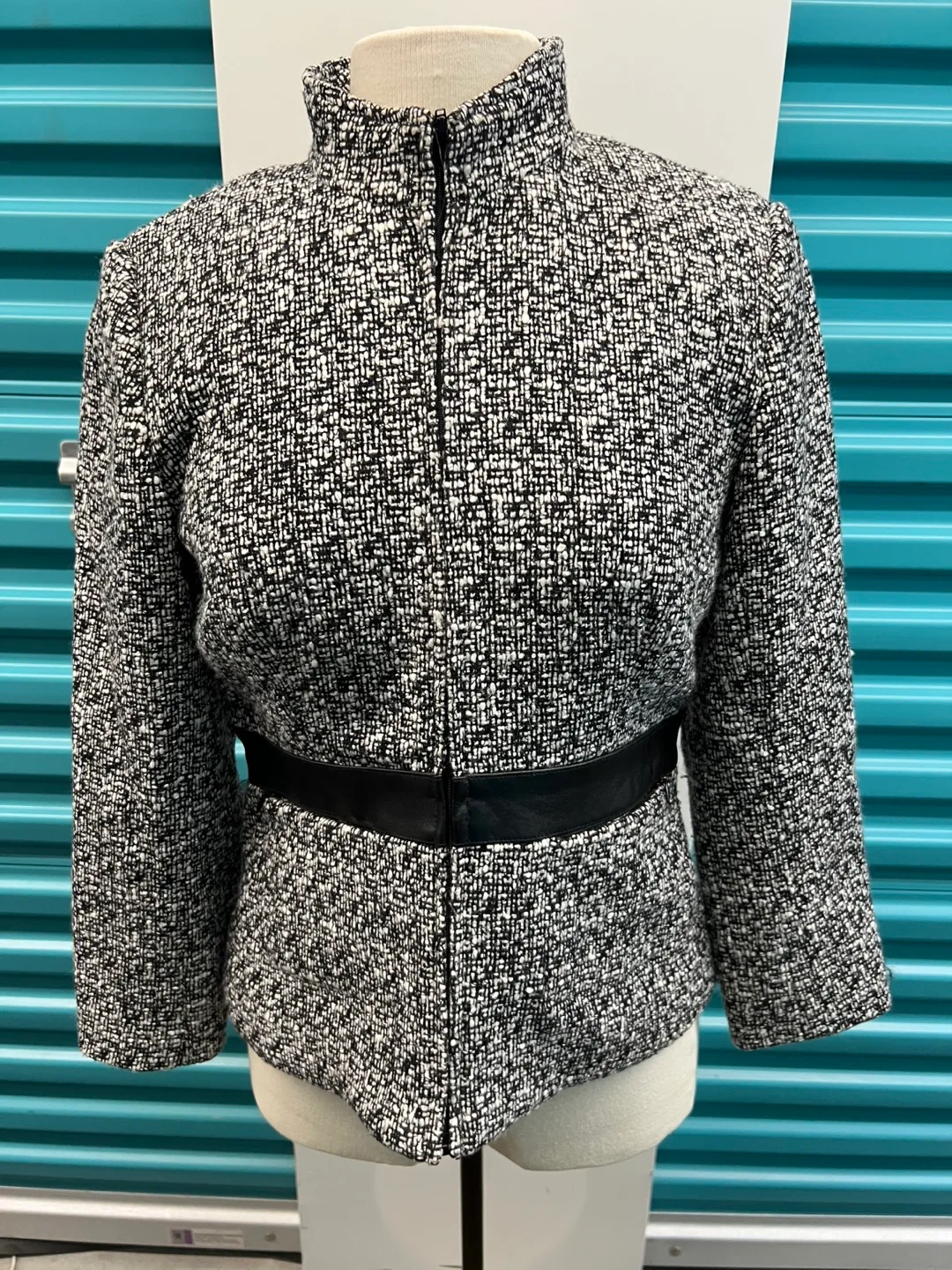 Spenser Jeremy Black & White Blazer - Size S image indicator(3)