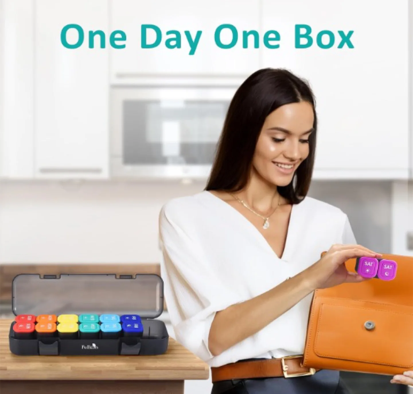 Fullicon Pill Organizer - Large Capacity thumbnail