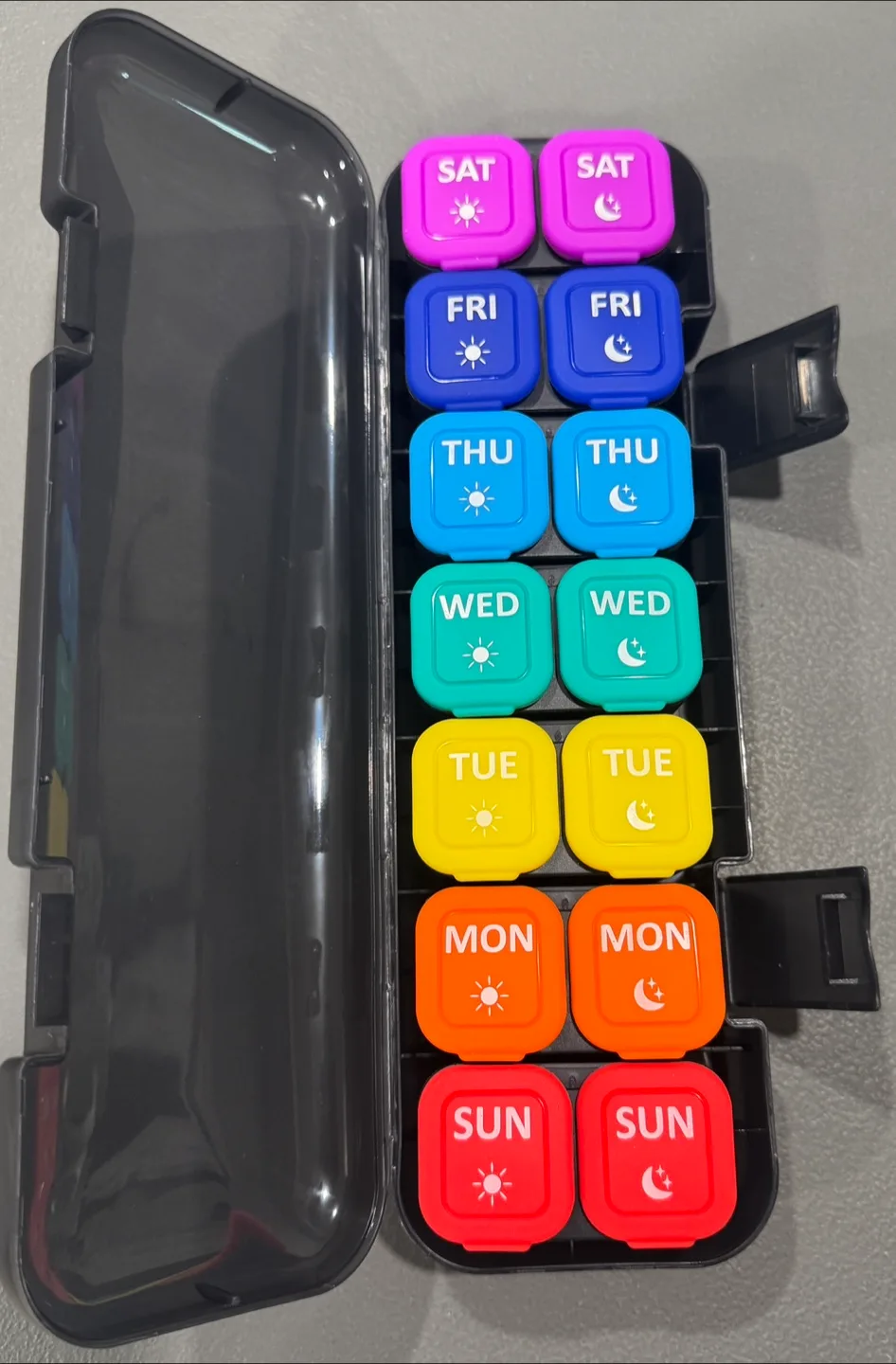 Fullicon Pill Organizer - Large Capacity image indicator(9)