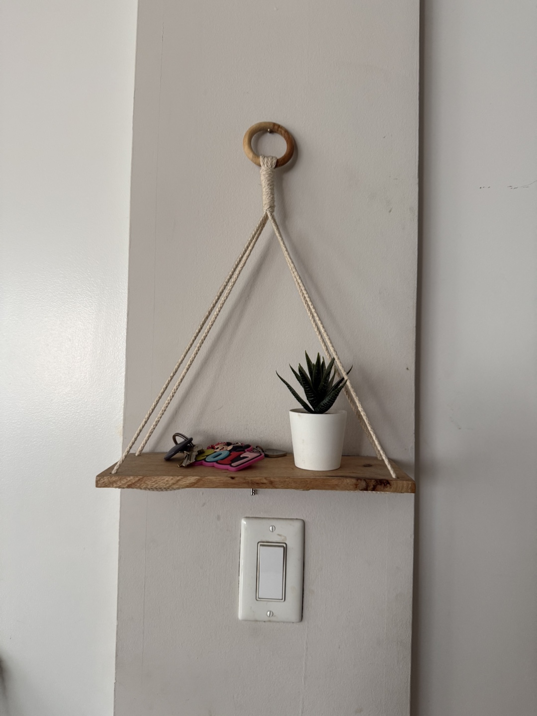 Macrame Hanging Shelf - photo 2