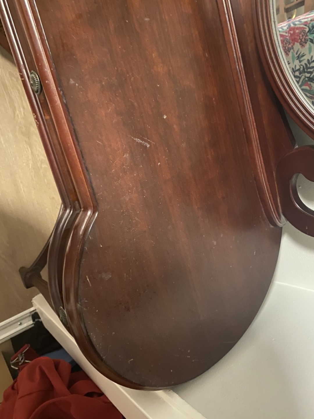 Antique Vanity Table with Mirror - photo 4