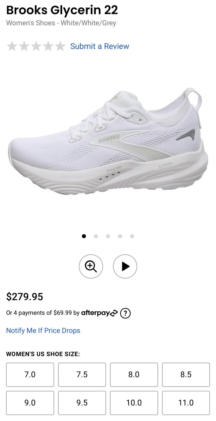 Brooks Glycerin 22 - NEW thumbnail