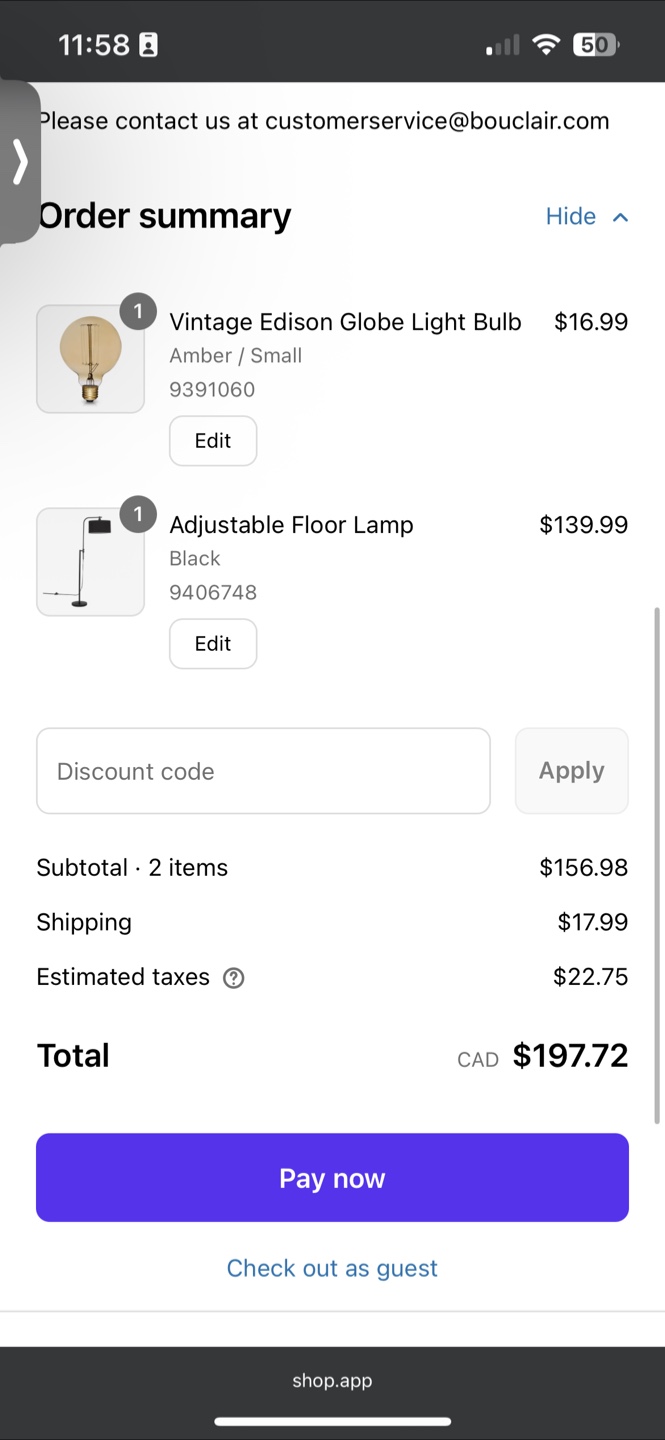 Bouclair Adjustable Floor Lamp - Black - photo 4